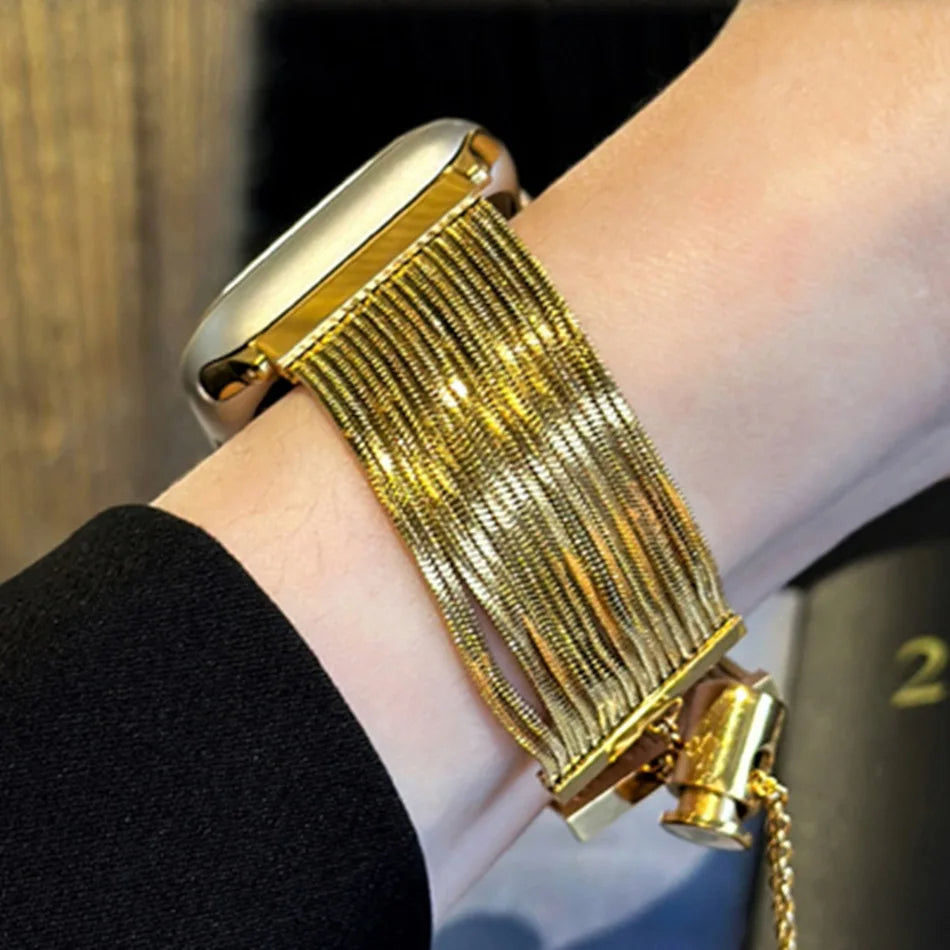 Steel Apple Watch Band Series 11/10/9/8/7/6/5/4/ SE / Ultra 1/2/3