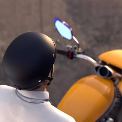 Vintage Motorcycle CruiserHalf Half Helmet