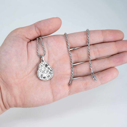 Real 925 Sterling Silver Buddha Pendant w/ Rope Chain Mens Ladies CZ Necklace