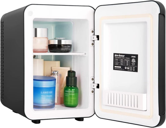 Enventor 4L Portable Mini Fridge for Skincare, Food and Travel