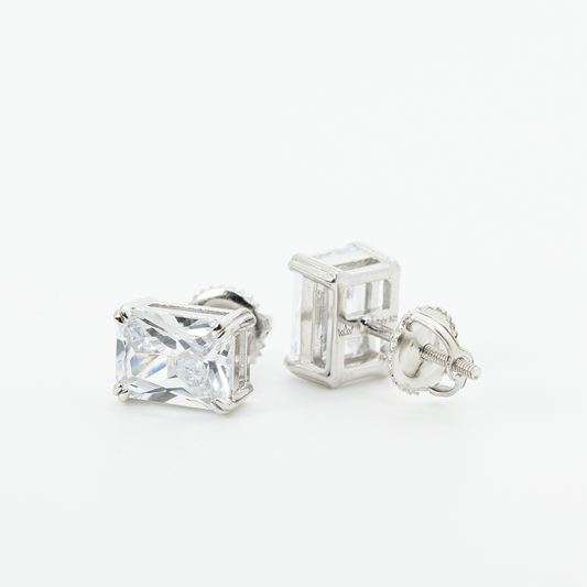 "Wisdom" Rectangle Stud Earrings