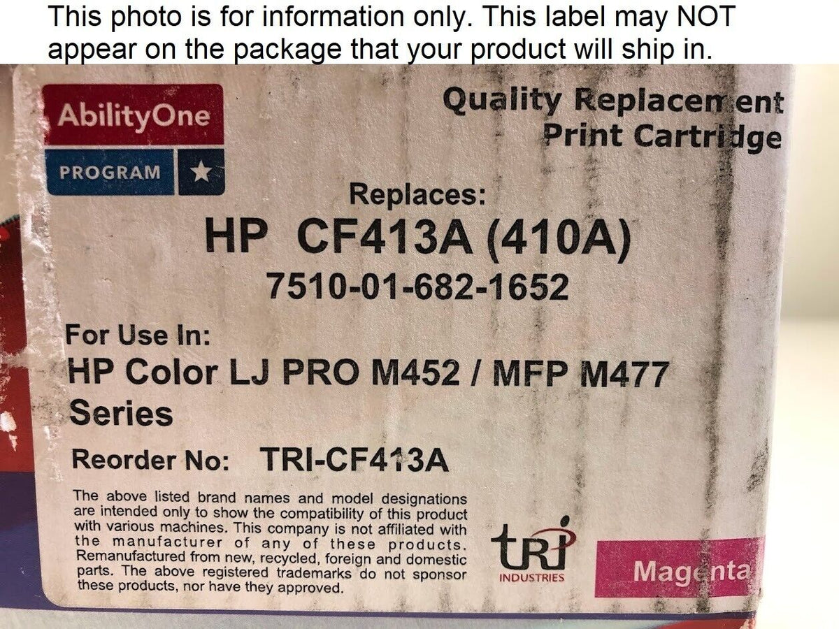 Compatible HP 410A (CF413A) Toner Cartridge, Magenta