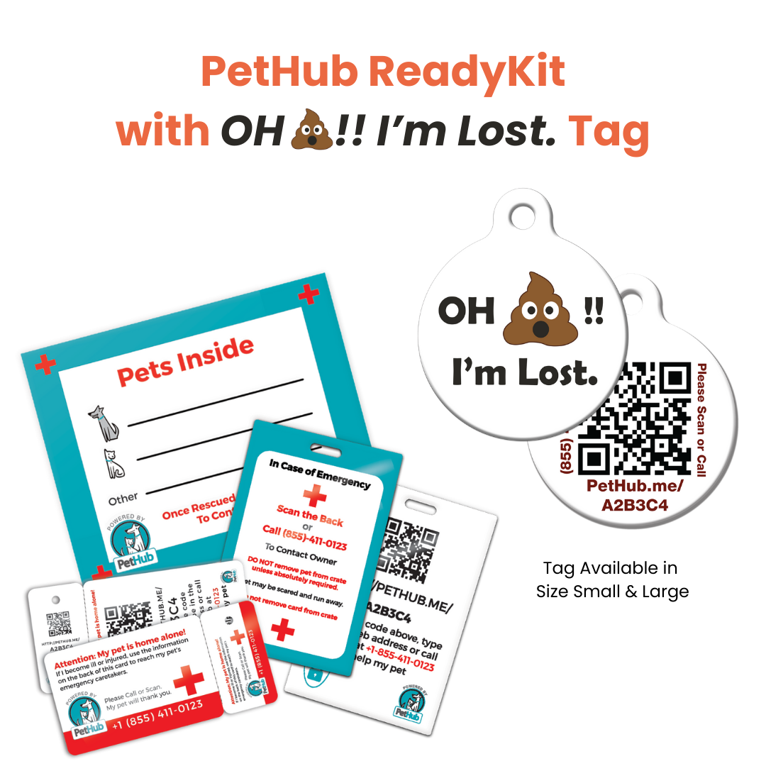 PetHub QR Pet ID Comprehensive ReadyKit – Complete Emergency Kit