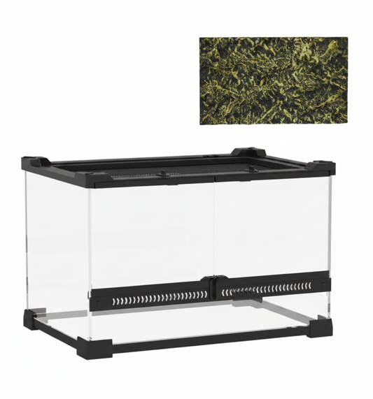 8"x12"x8" Front Opening Enclosure with Rock Background