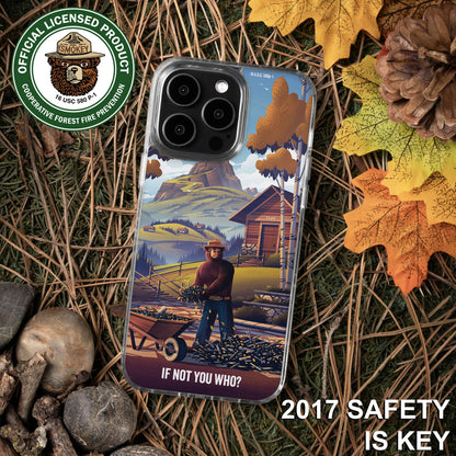 Smokey Bear Classic HD Apple iPhone 12 Series Mag-Safe Phone Case