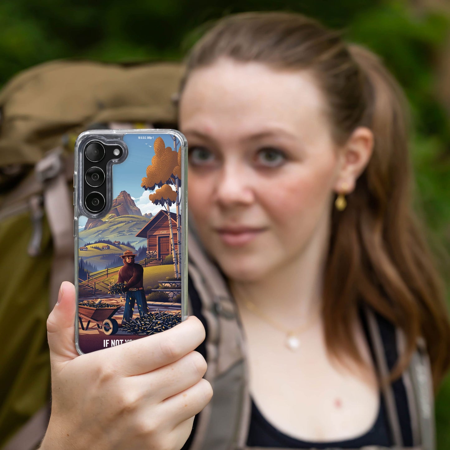 Smokey Bear Classic HD Samsung Galaxy S22 Phone Case