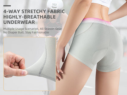 ROCKBROS Women’s Cycling Underwear 4D Padded Bike Shorts