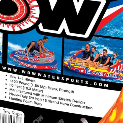 WOW Sports 4K 60' Tow Rope (11-3010)