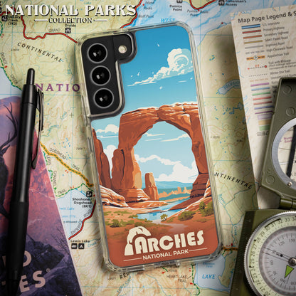 National Parks Arches HD Samsung Galaxy S21 Phone Case
