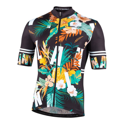 Nalini LAS VEGAS Men's Cycling Jersey (Jungle Flora) 2XL