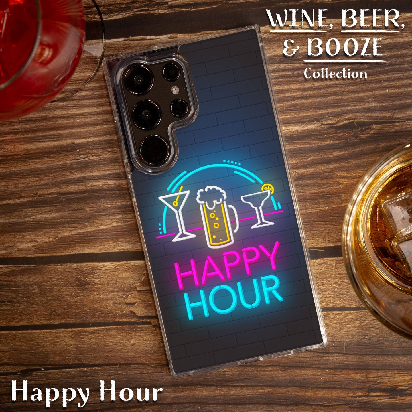 Wine, Beer, & Booze HD Samsung Galaxy S23 Phone Case