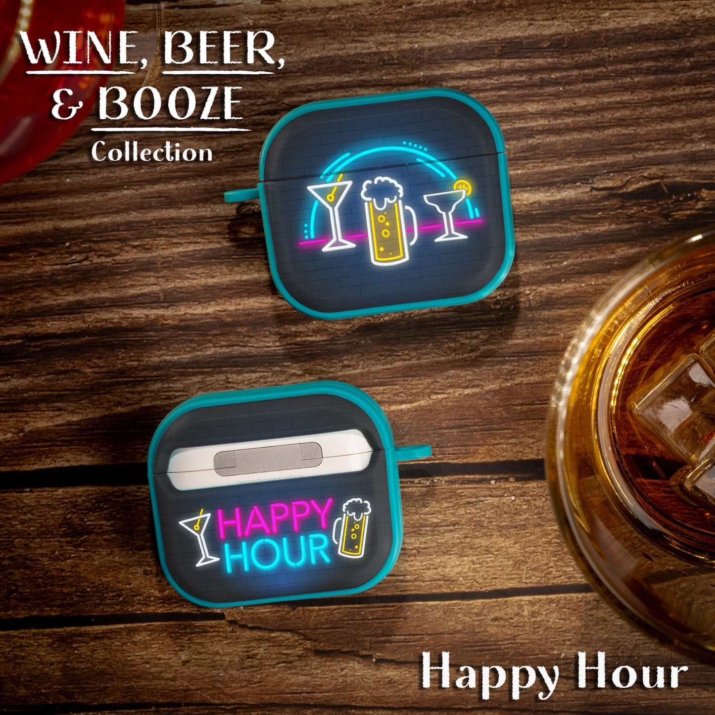 Wine, Beer, & Booze HDX Apple AirPods Gen 3 Case Cover