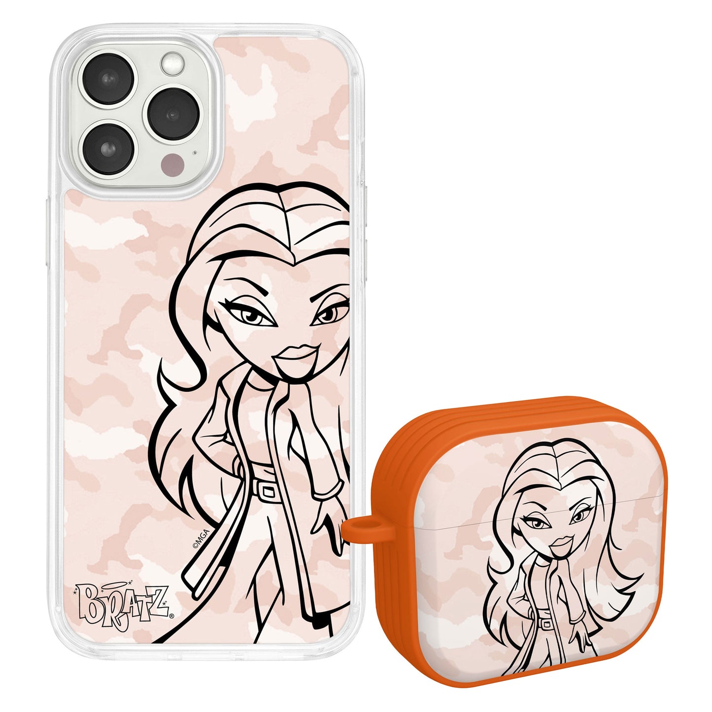 Bratz® Passion For Fashion HD Apple iPhone 15 Mag-Safe Phone Case and AirPods Gen 3 Combo Package
