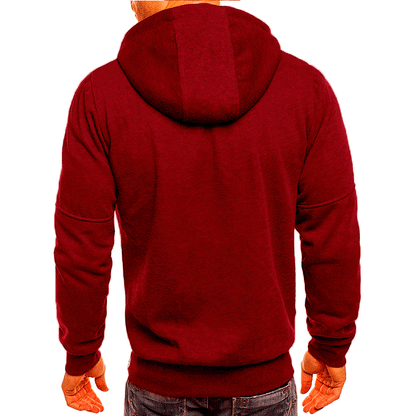 Men's Loose Fit Full-Zip Work Hoodie