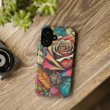 Colorful Roses Tough Phone Case