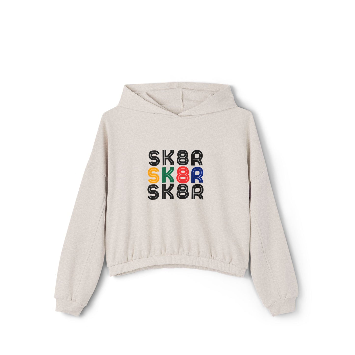 Women’s Cropped Retro Skater Hoodie
