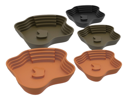 Contour 2-in-1 Reptile Soaking Basin & Basking Deck
