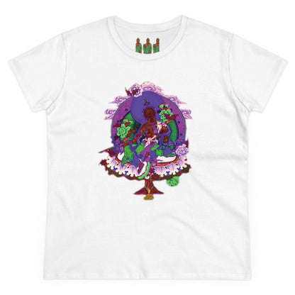 Buddha Pastel Sketch Women's Cotton Tee