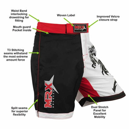 Mma Men's Fighting Shorts Grappling Fight Short 1104