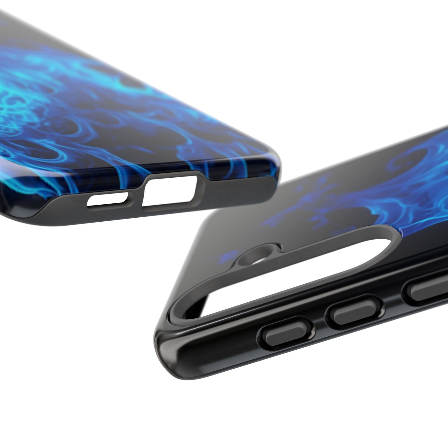 Blue Flames Tough  Phone Case