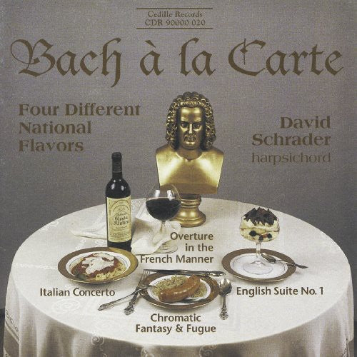 David Schrader - Bach a la Carte: Italian Cto / English Suite 1 [CD]