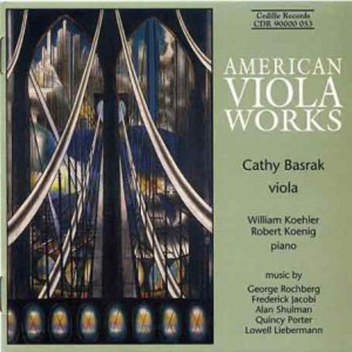 Basrak,cathy - American Viola Works: Rochberg, Jacobi Et Al - Music CD