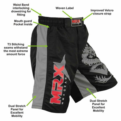 MRX Mma Men's Fight Shorts Pro Quality Grappling Short - Triathlete Store
