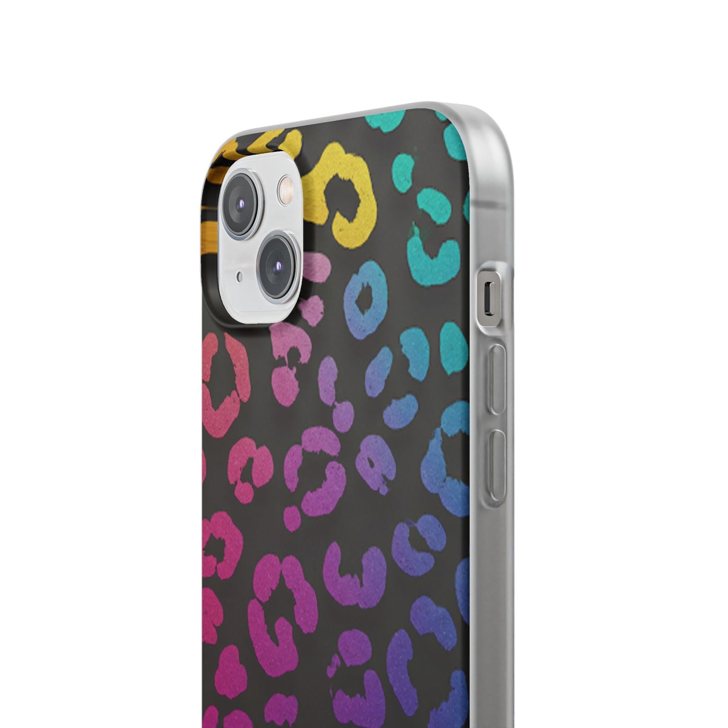 Vibrant Leopard Print Flexi Phone Case