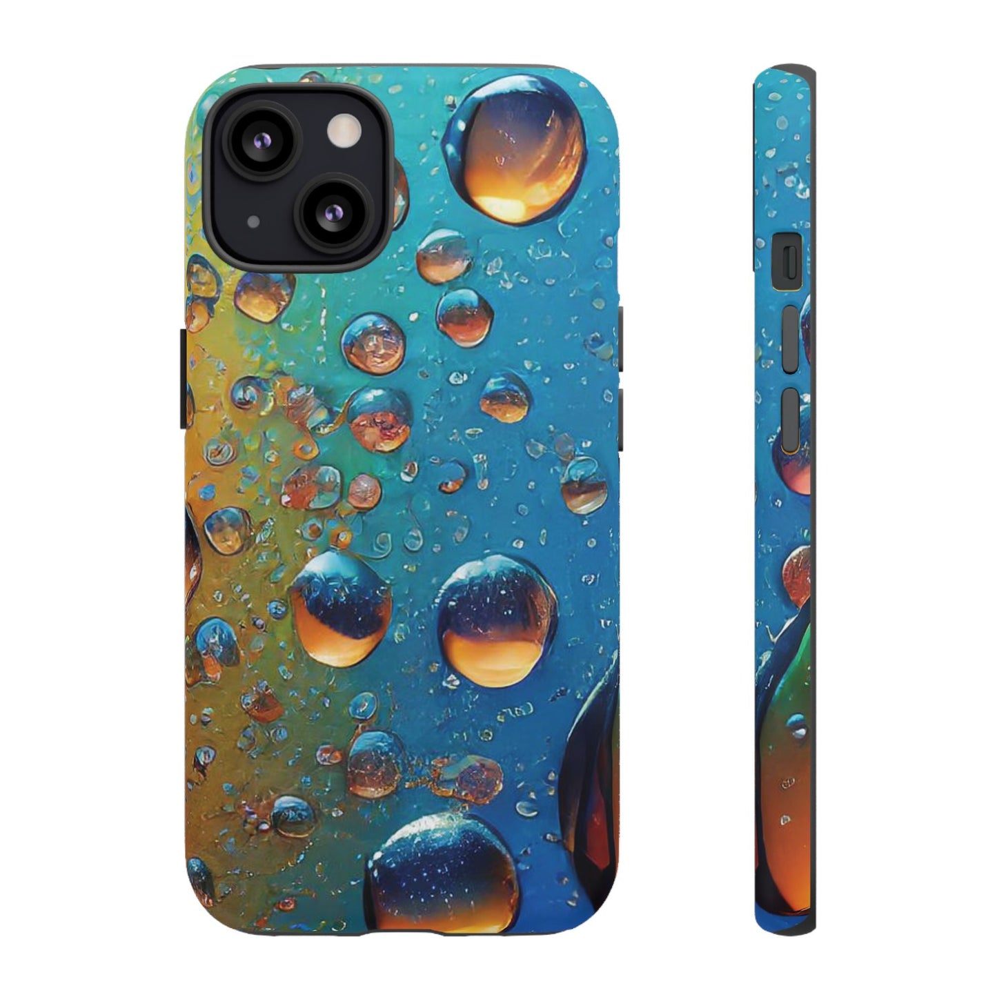 Colorful Water Droplets Tough Phone Case