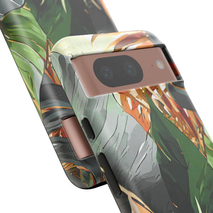 Tropical Leaf Tough Phone Case
