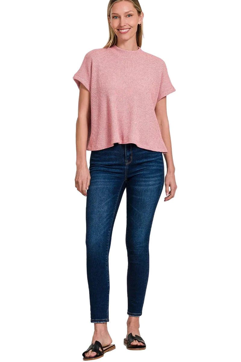 Sweater Boxy Top & Long Pants Set