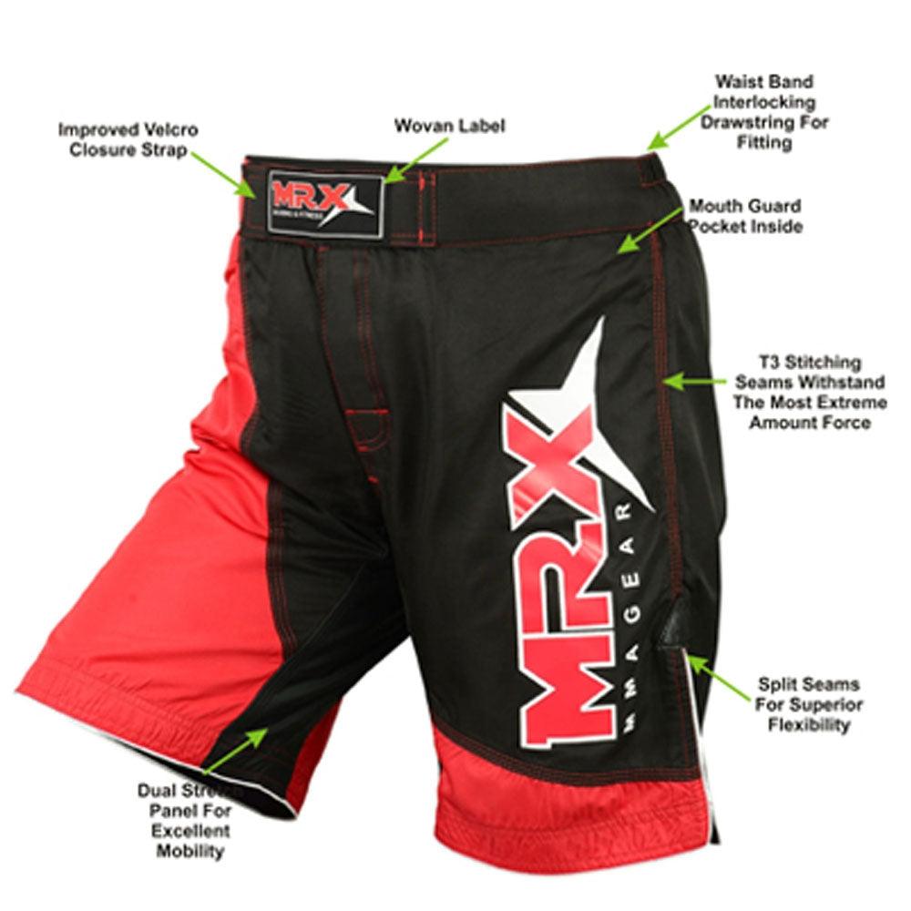 MRX Men's Mma Grappling Fight Shorts Ufc Fighting Short 1110 - Triathlete Store