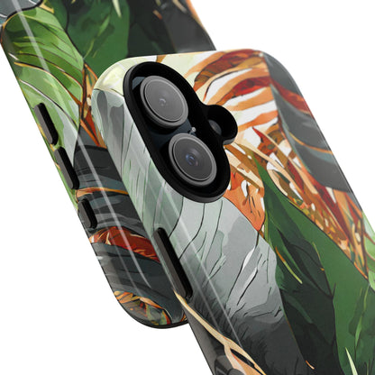 Tropical Leaf Tough Phone Case