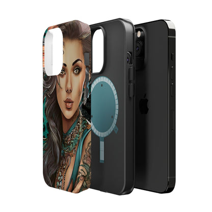 Vibrant Beauty Magnetic Tough Phone Case