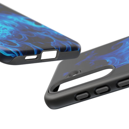 Blue Flames Tough  Phone Case