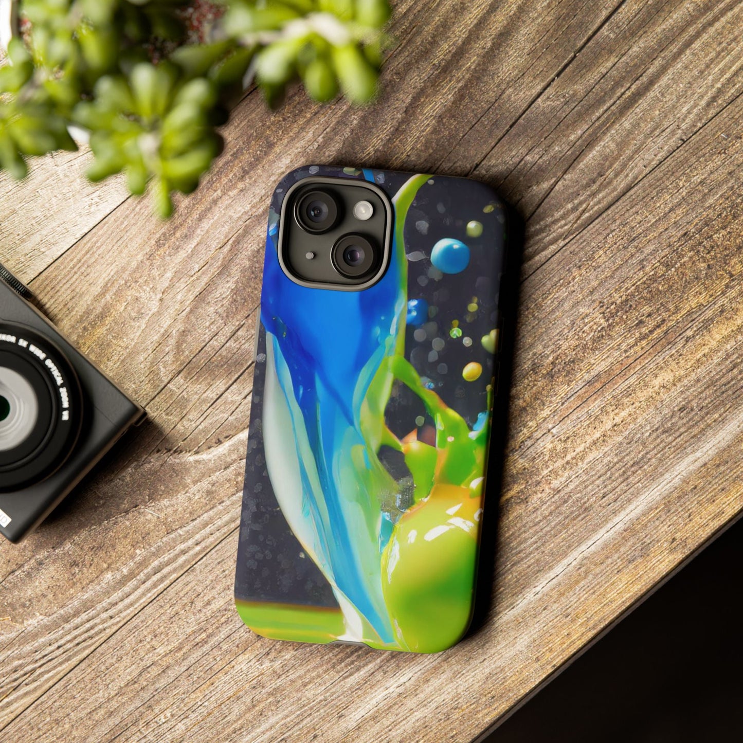 Vibrant Paint Splash Phone Case - Tough & Stylish Protection