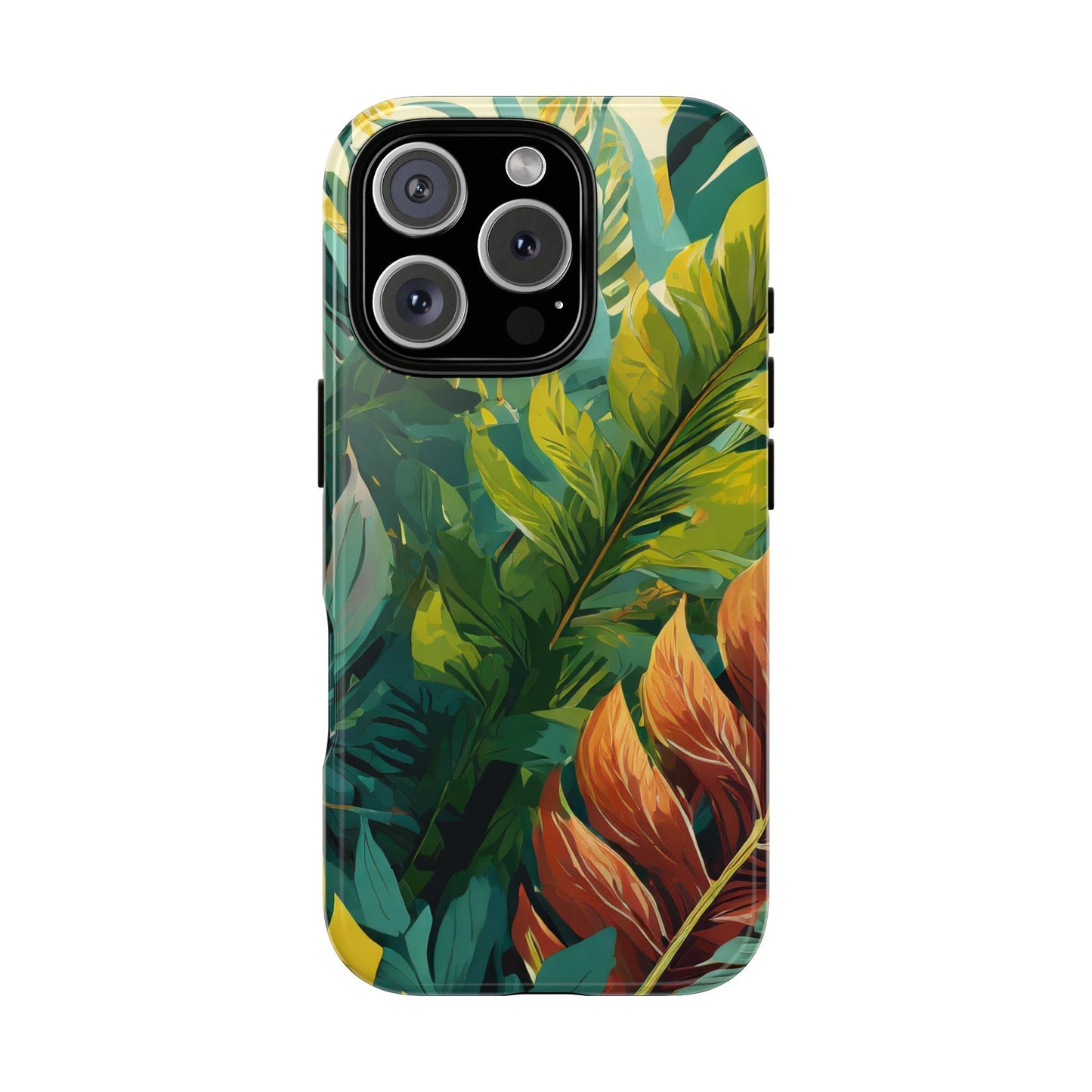 Tropical Leaf Tough Phone Case
