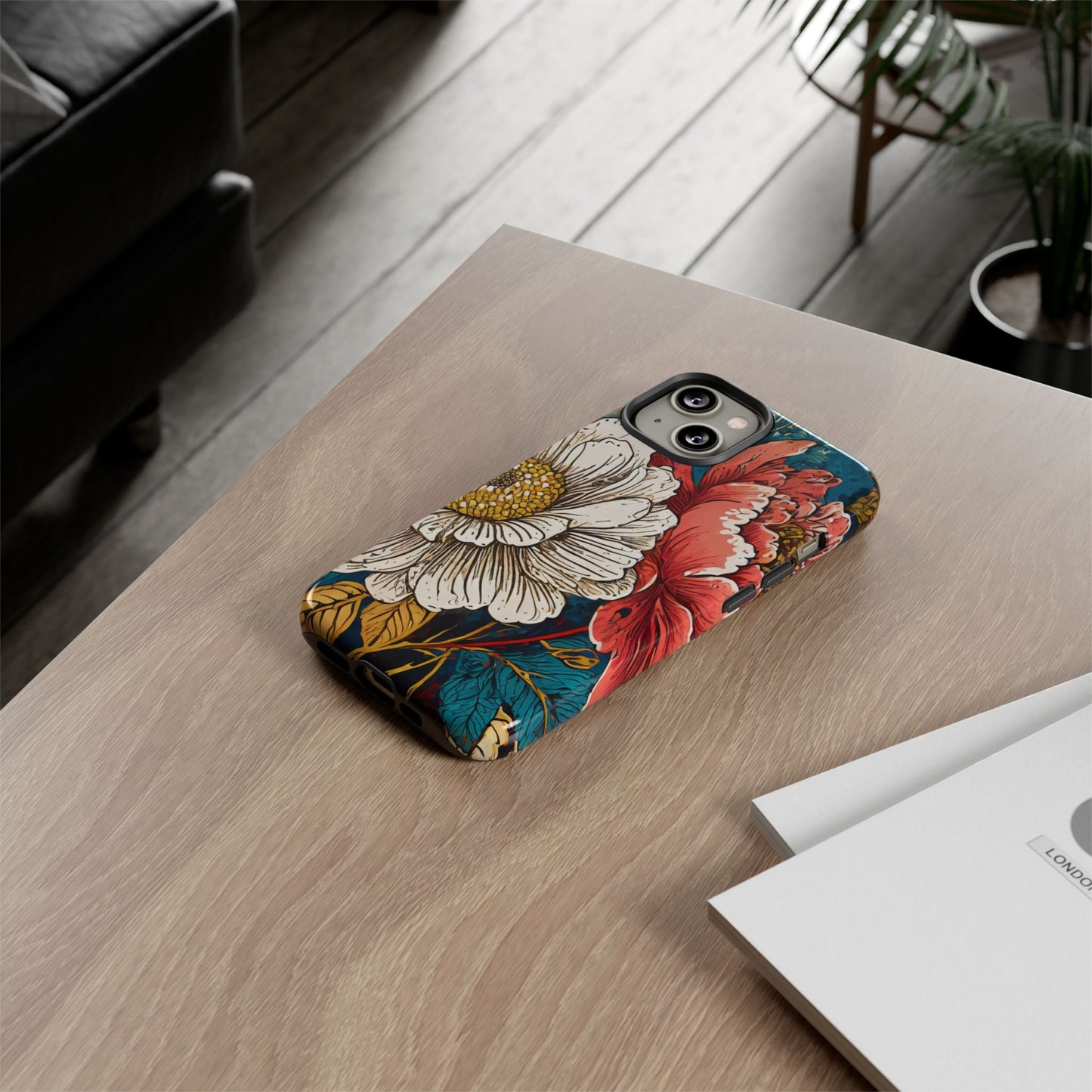 Artistic Floral Tough Phone Case