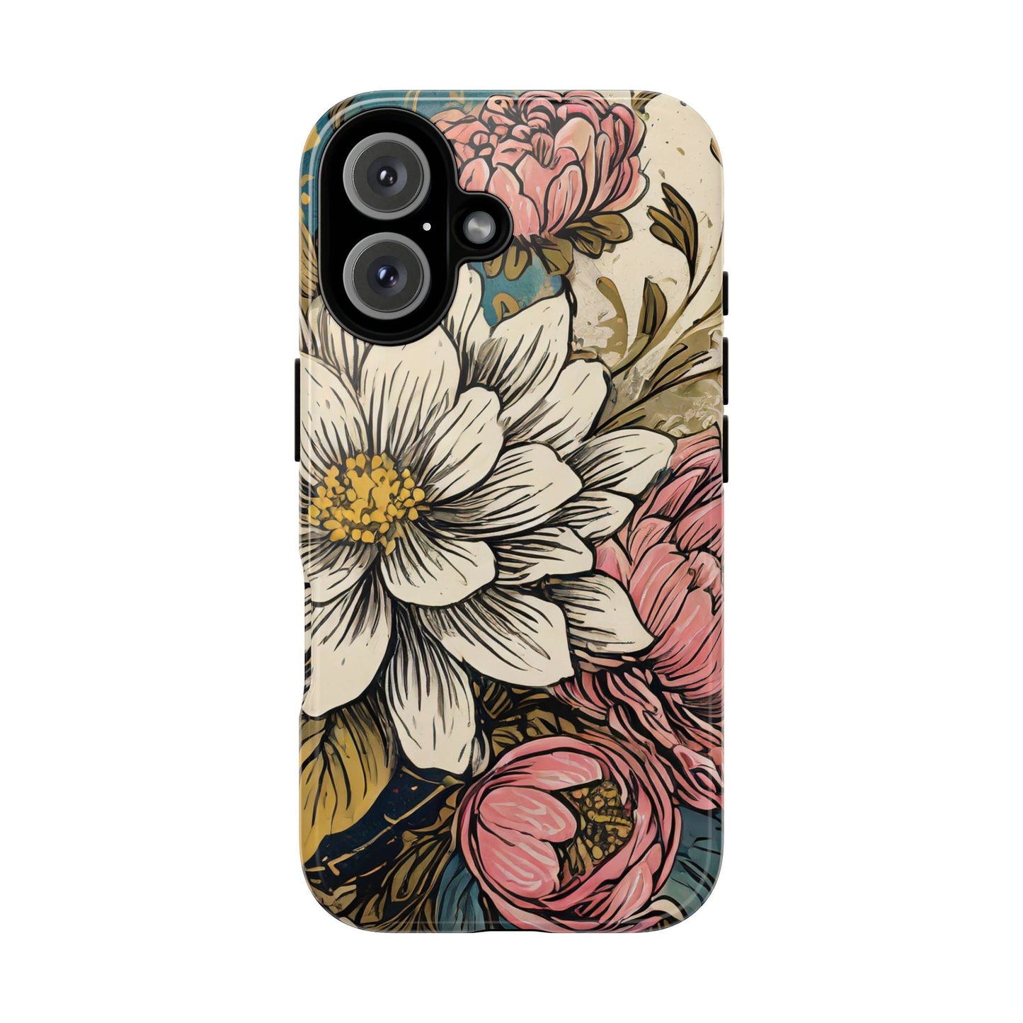 Beautiful White Floral Tough Case
