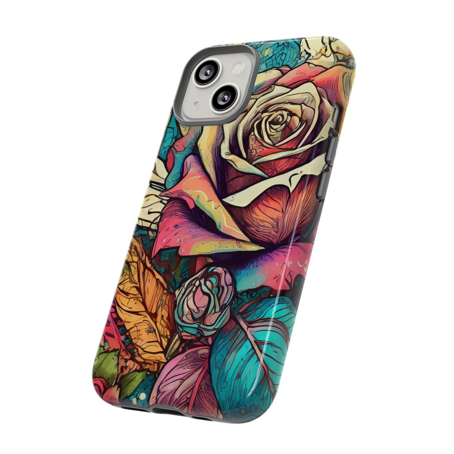 Colorful Roses Tough Phone Case