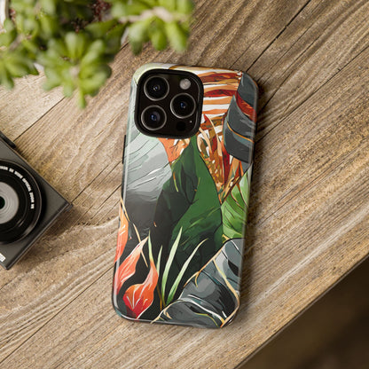 Tropical Leaf Tough Phone Case