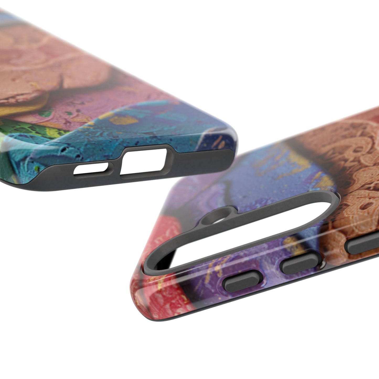 Abstract Painted Lace Tough Phone Case