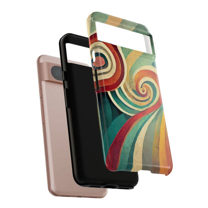 Colorful Swirl Tough Phone Case