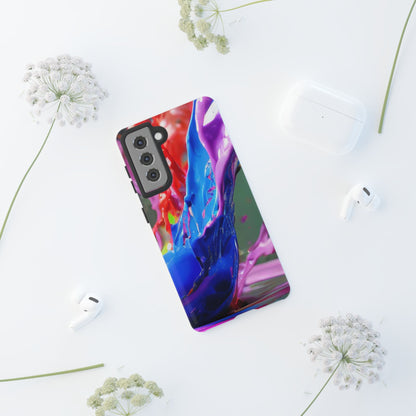 Vibrant Color Splash Tough Phone Case