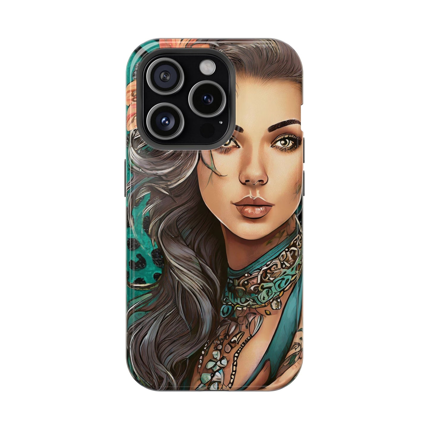 Vibrant Beauty Magnetic Tough Phone Case