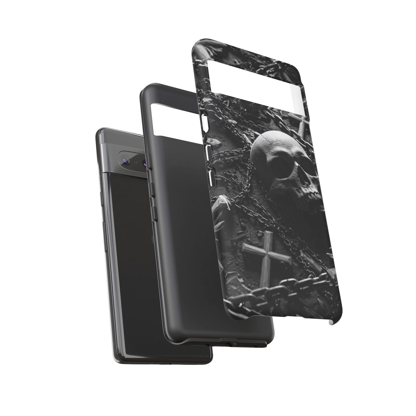 Gothic Skull Tough Phone Case