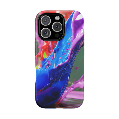 Vibrant Color Splash Tough Phone Case