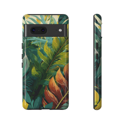 Tropical Leaf Tough Phone Case