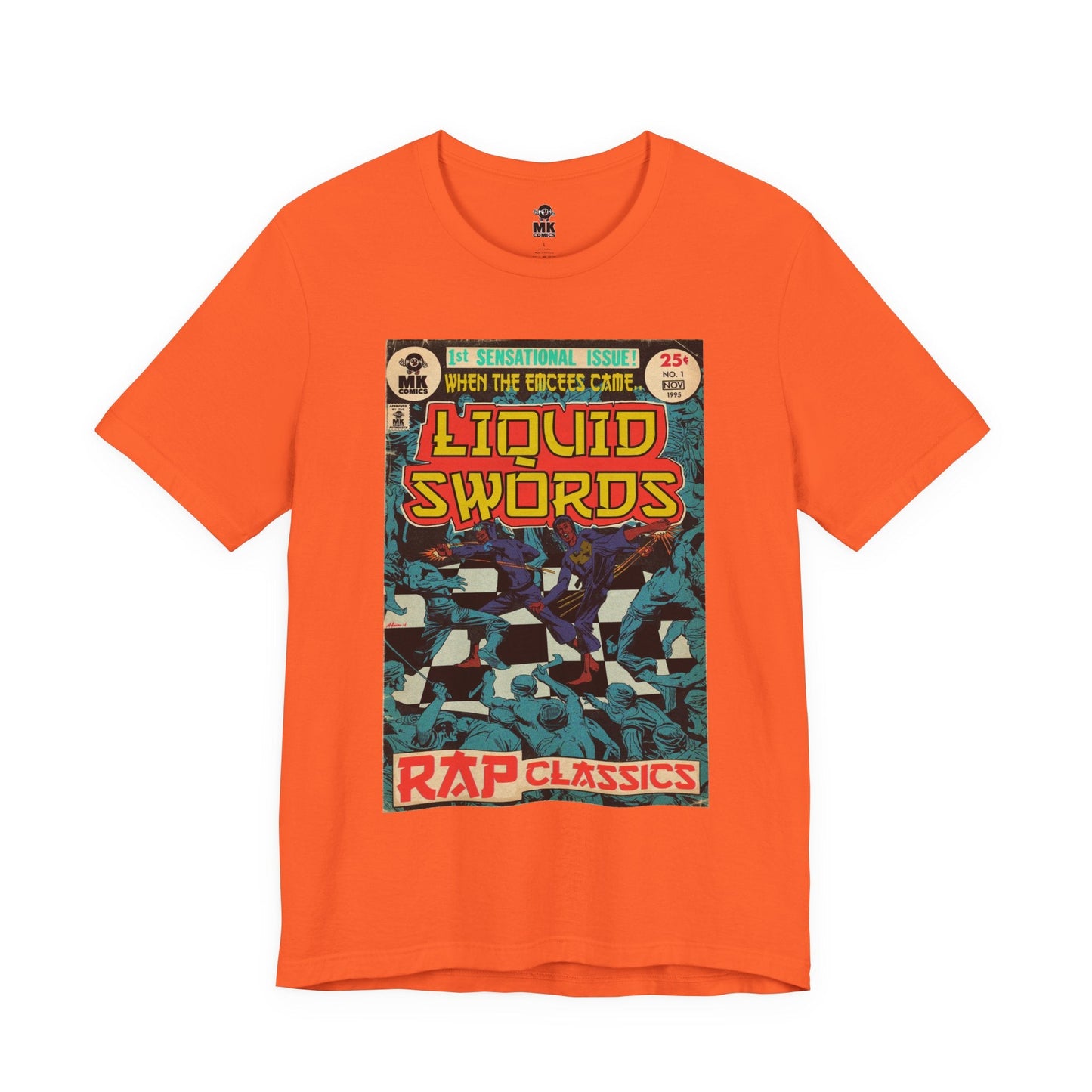 Liquid Swords - Unisex Jersey Short Sleeve Crew Neck T-Shirt - Hip Hop Graphic Tee