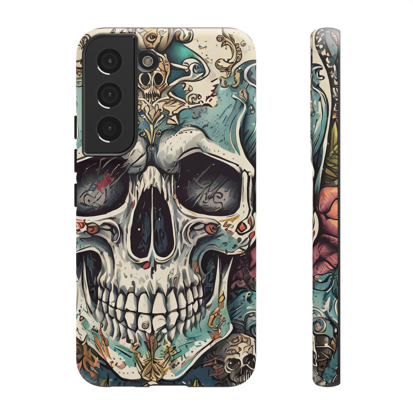 Abstract Skull Tough Phone Case